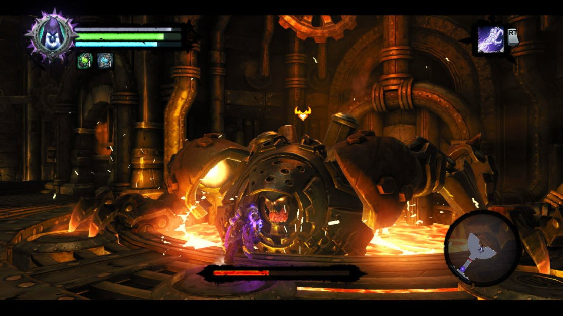 Got an Ice-based weapon on you? Then you&rsquo;ll deal bonus damage to this fire-based boss!