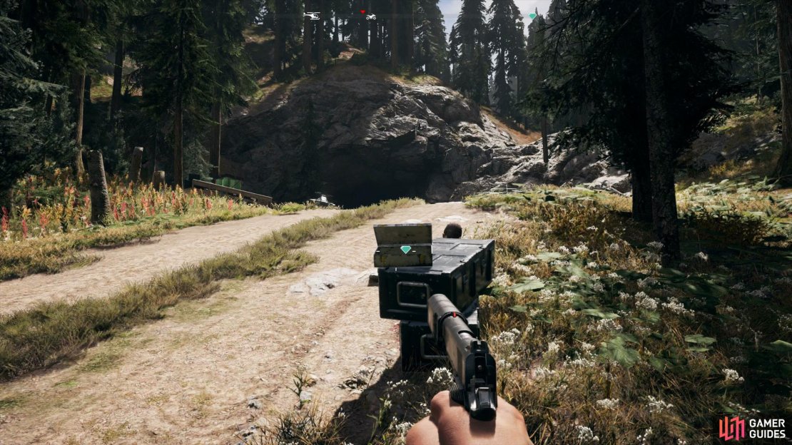 Head to Howling Cave, northeast of Peaches Taxidermy to find the note