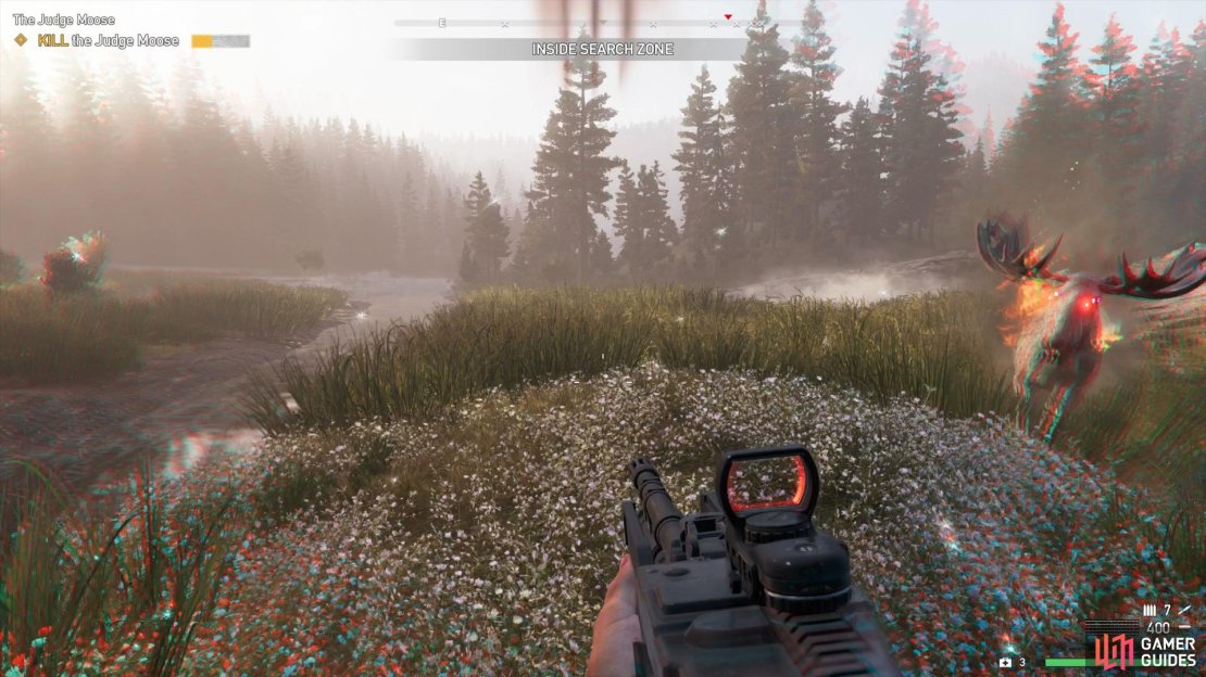 Once the moose appears on fire, it&rsquo;s near death.