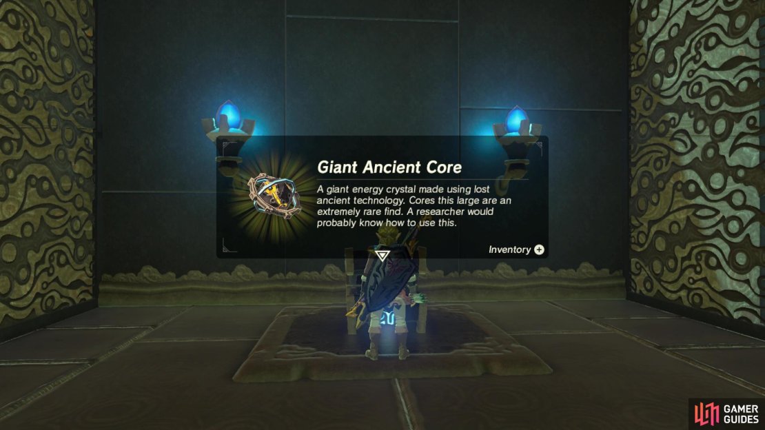 For completing this optional puzzle, you&rsquo;ll earn a Giant Ancient Core.