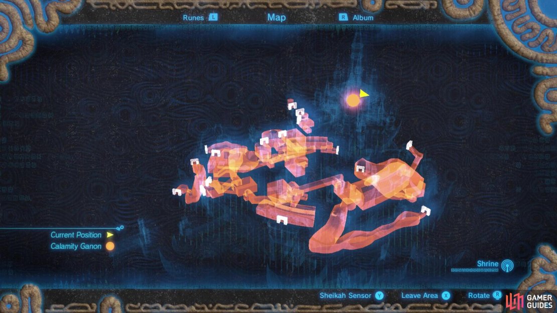 The treasure chest is found on the upper level of the Inner Sanctum.
