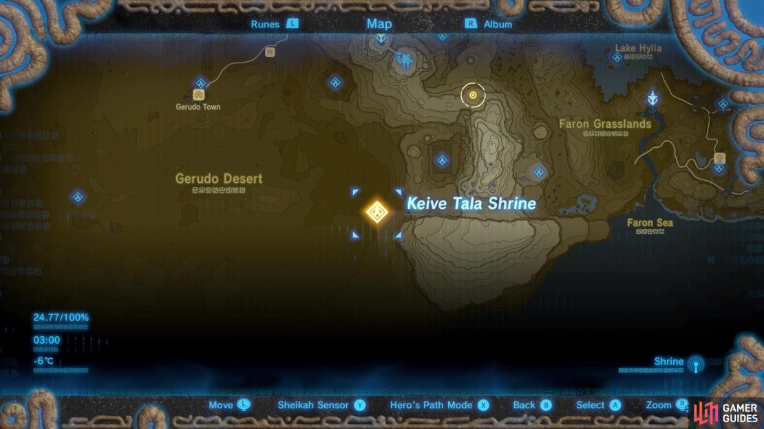 This shrine is found in the East Barrens once you&rsquo;ve defeated the Molduking.