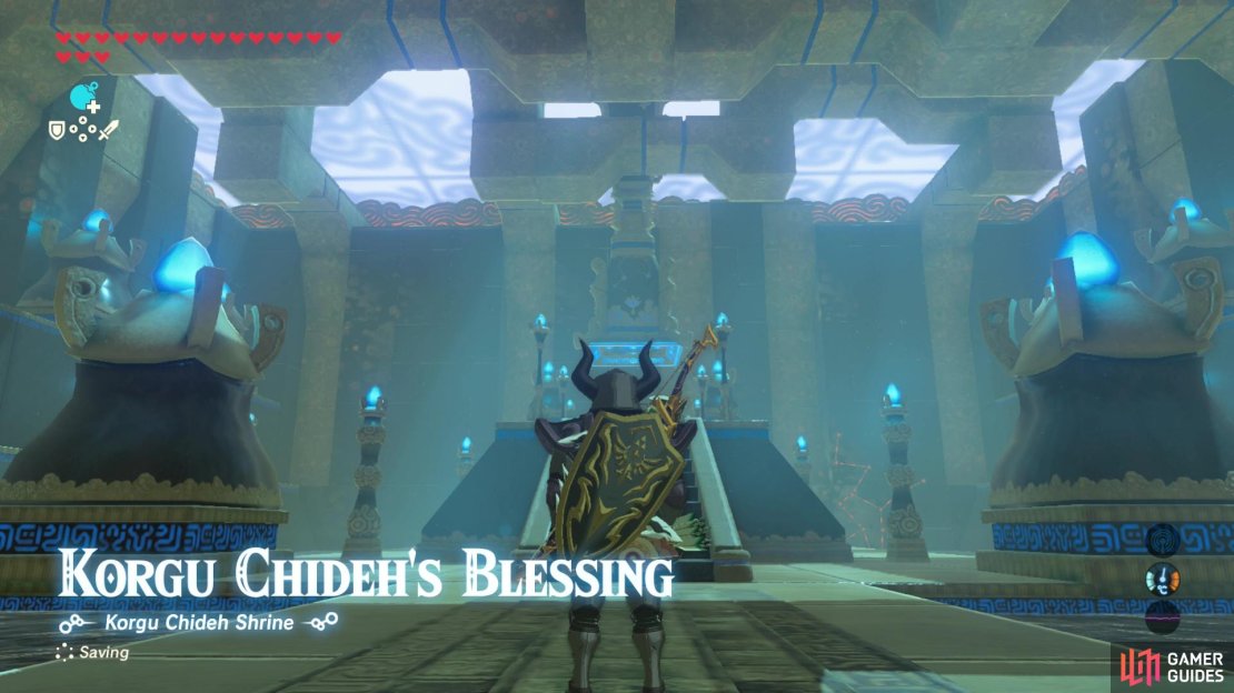 After completing the shrine quest, you&rsquo;ll be rewarded with a blessing shrine. 