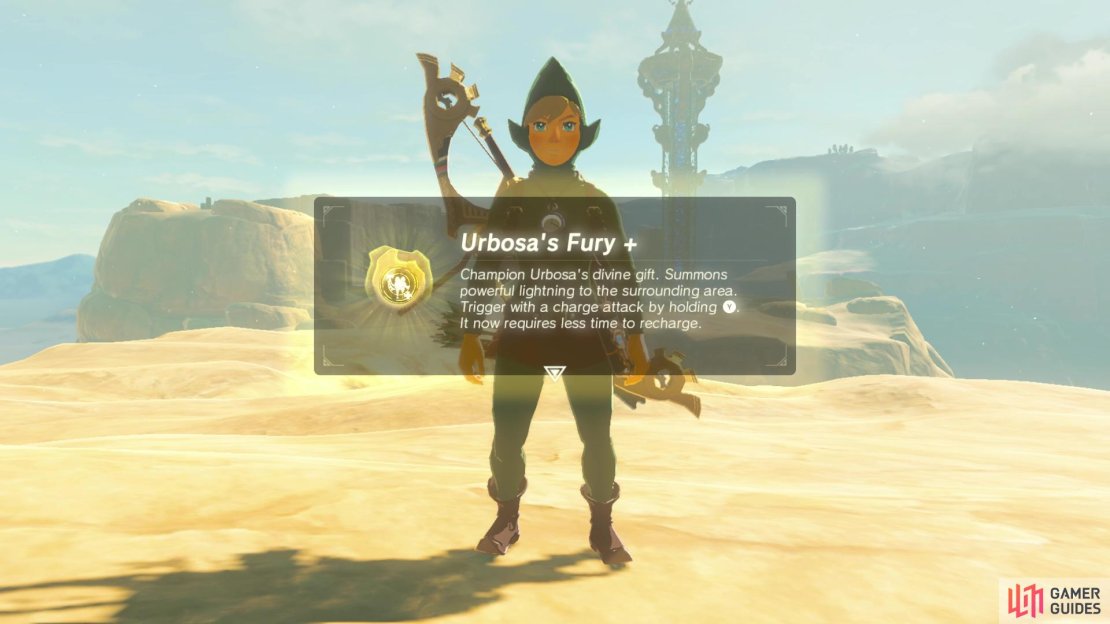 Urbosa&rsquo;s Fury will recharge a lot quicker - hurray!