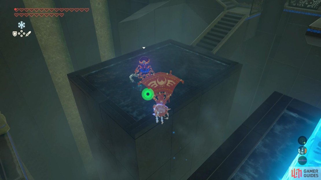 Glide down and quickly take out a Guardian Scout before it fully activates.