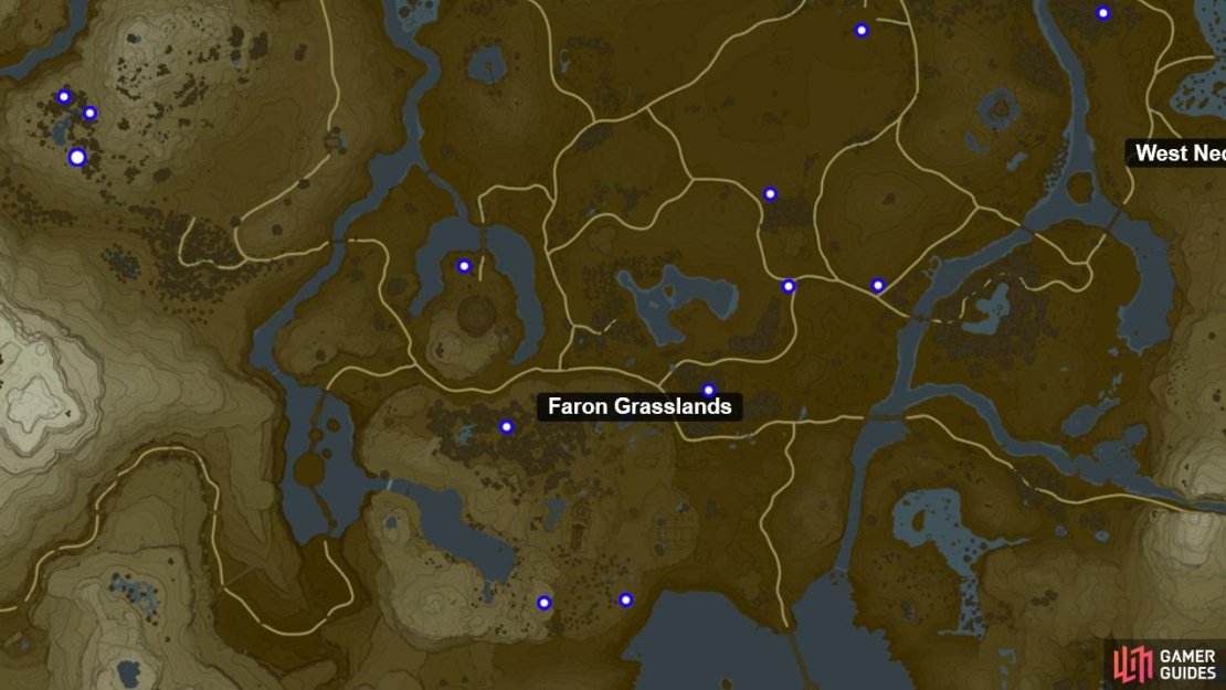 Courser Bee Honey locations near south Hyrule Field.