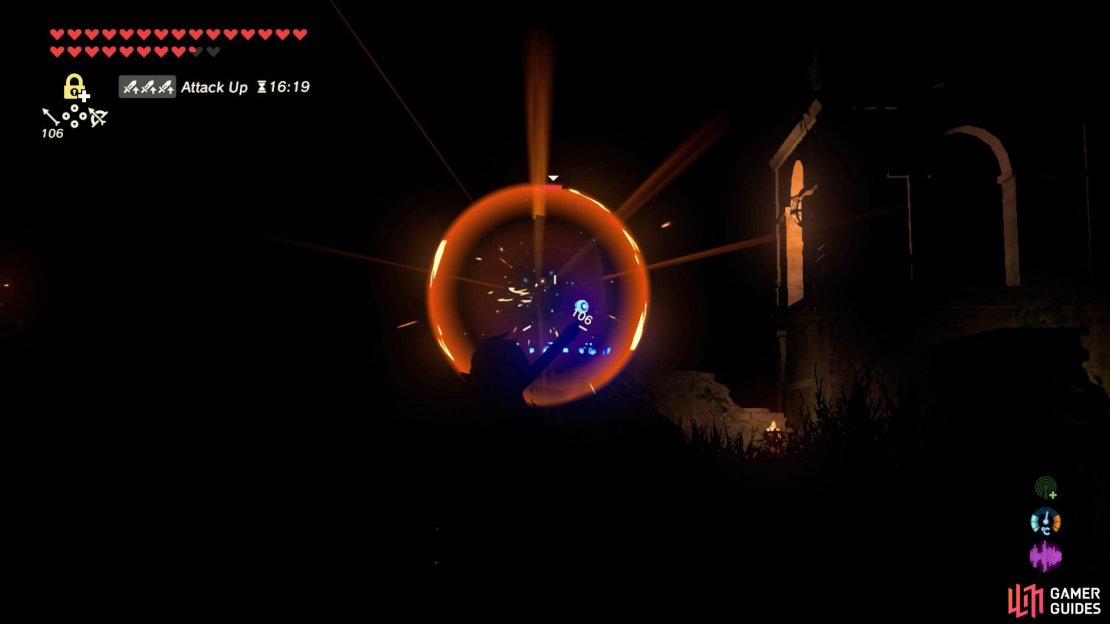 Shoot the Guardian&rsquo;s eye to stun it.