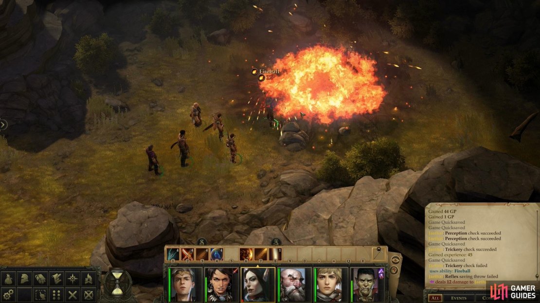 Fail to disarm the traps around the bandit camp, and you&rsquo;re in for a fiery reprimand.