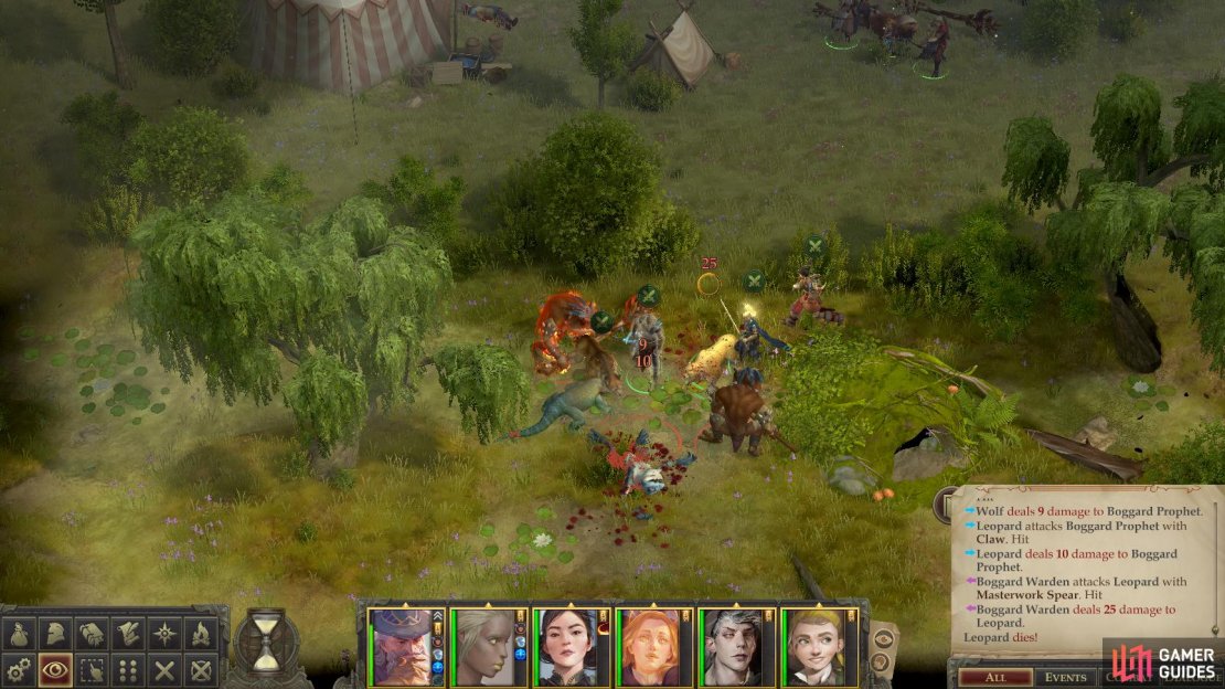 Defeat a variety of  dangerous Boggards
