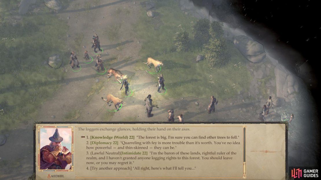 You can also resolve the dispute with diplomacy