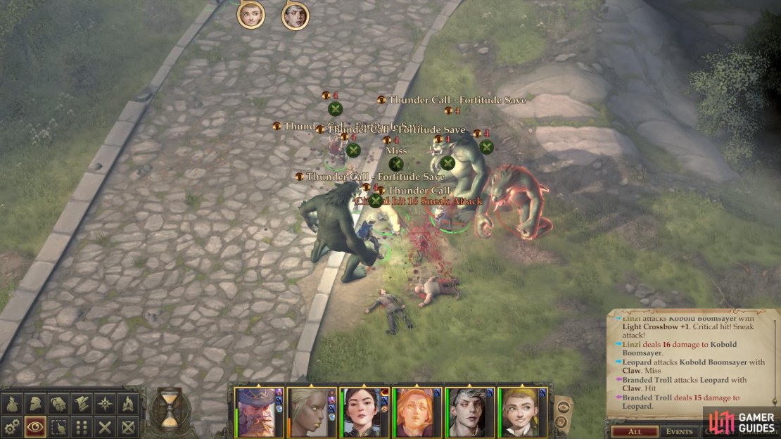 Quickly take down the Boomsayer kobold, lest it be free to spam Thunder Call and debilitating spells.