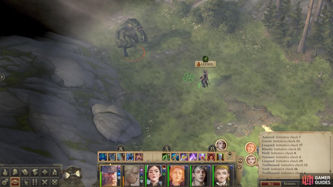 Provoke the troll by leading with your tank