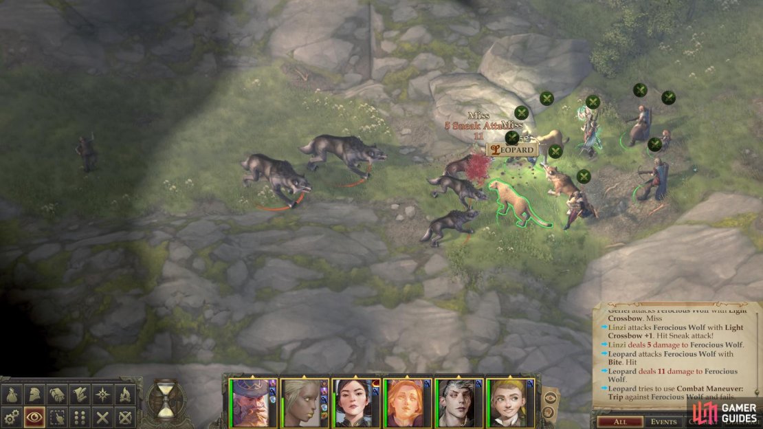 A pack of wolves in the southwestern corner of the map shouldn&rsquo;t give you too much trouble.