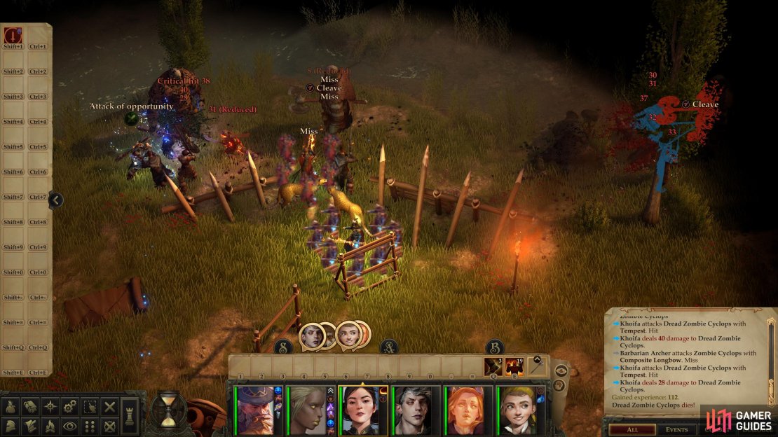 Help the barbarians defend their camp,