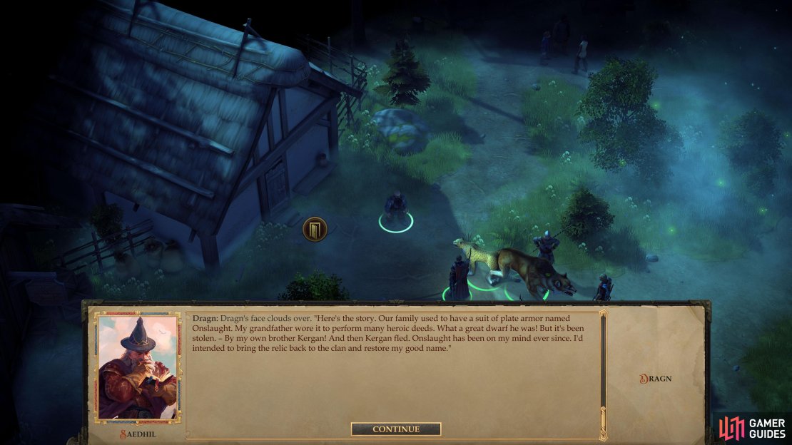 Talk to Dragn in the Southern Narlmarches village to start the quest &ldquo;Onslaught&rdquo;,