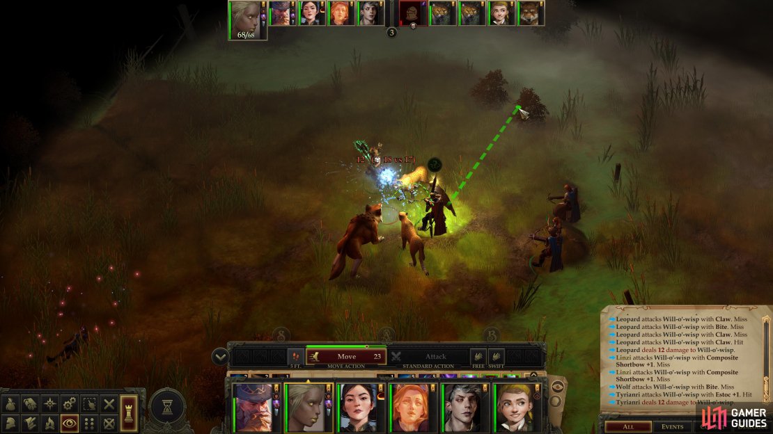 Defeat the Will-o&rsquo;-Wisps on Nyta&rsquo;s isle,