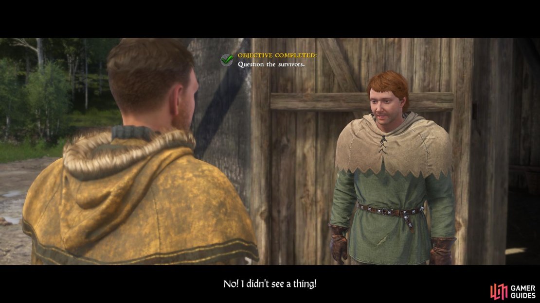It seems that Ginger is suspiciously reluctant to say anything about the raid. 