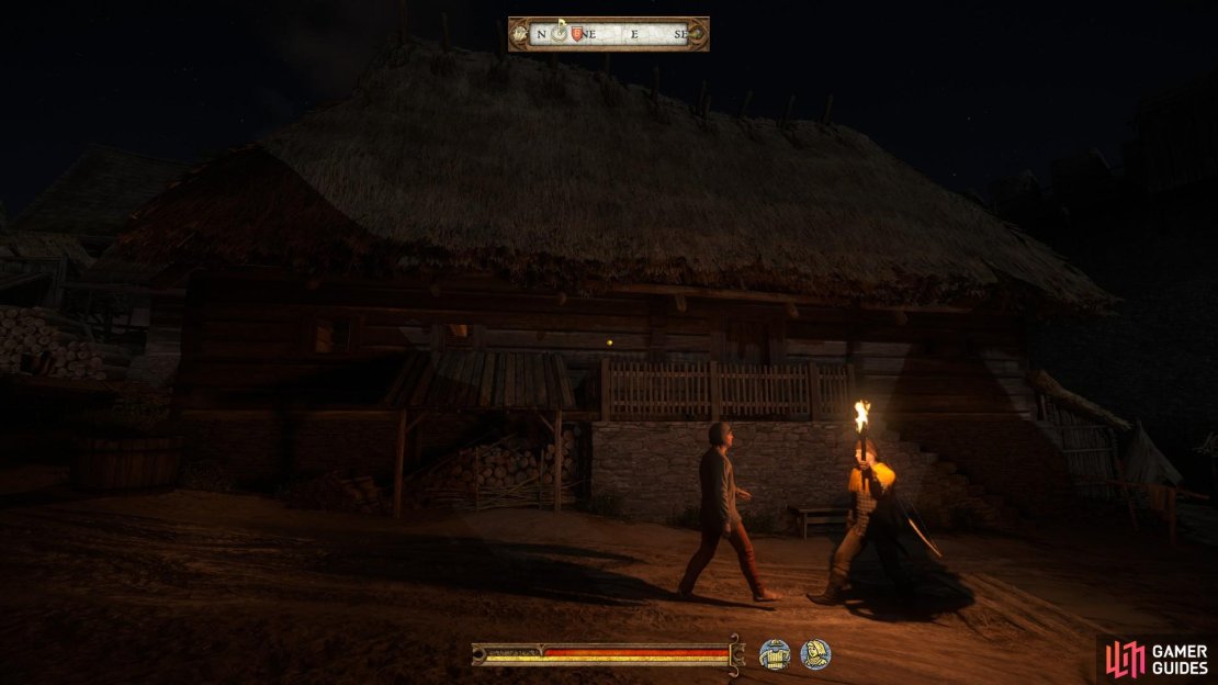 There are three guards which patrol regularly around Wolfram Pruda&rsquo;s property.