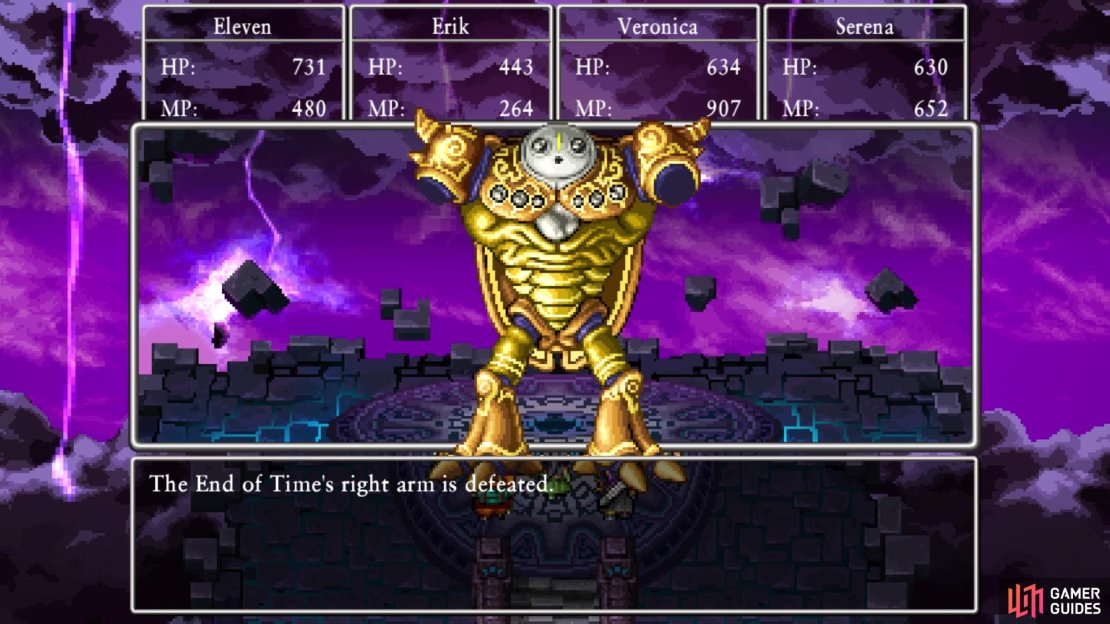 You can destroy the End of Time&rsquo;s arms
