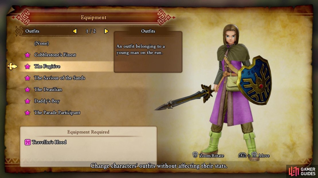 The Fugitive costume for the Hero