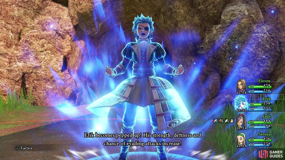 You&rsquo;ll know when a character peps up, because of the animation