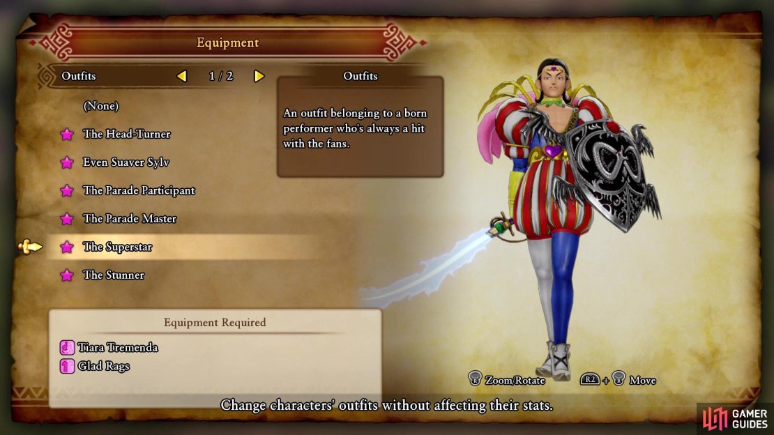 The Superstar costume for Sylvando