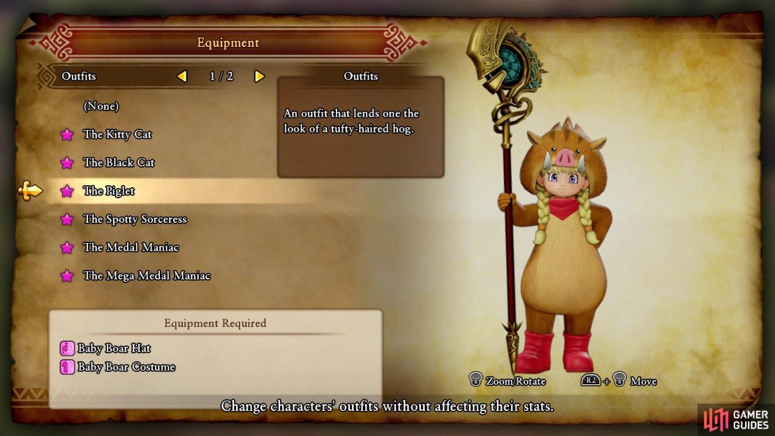 The Piglet costume for Veronica