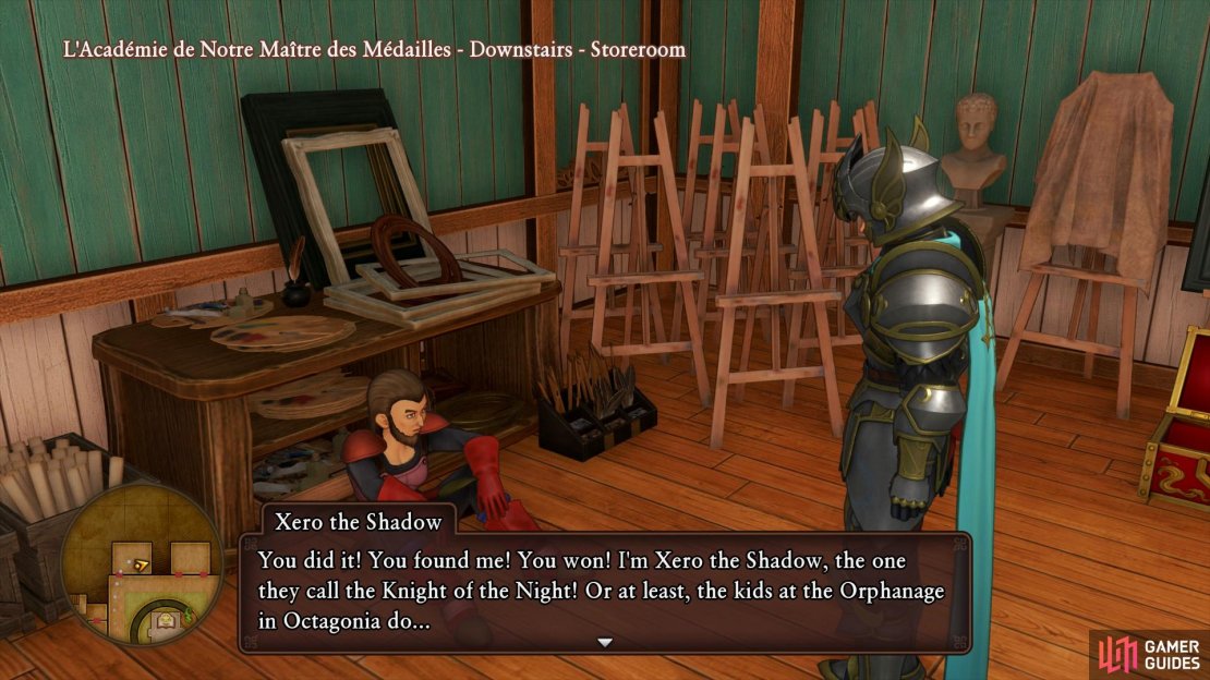 You&rsquo;ll find Xero hiding in the Magic Key door in L&rsquo;Academie.