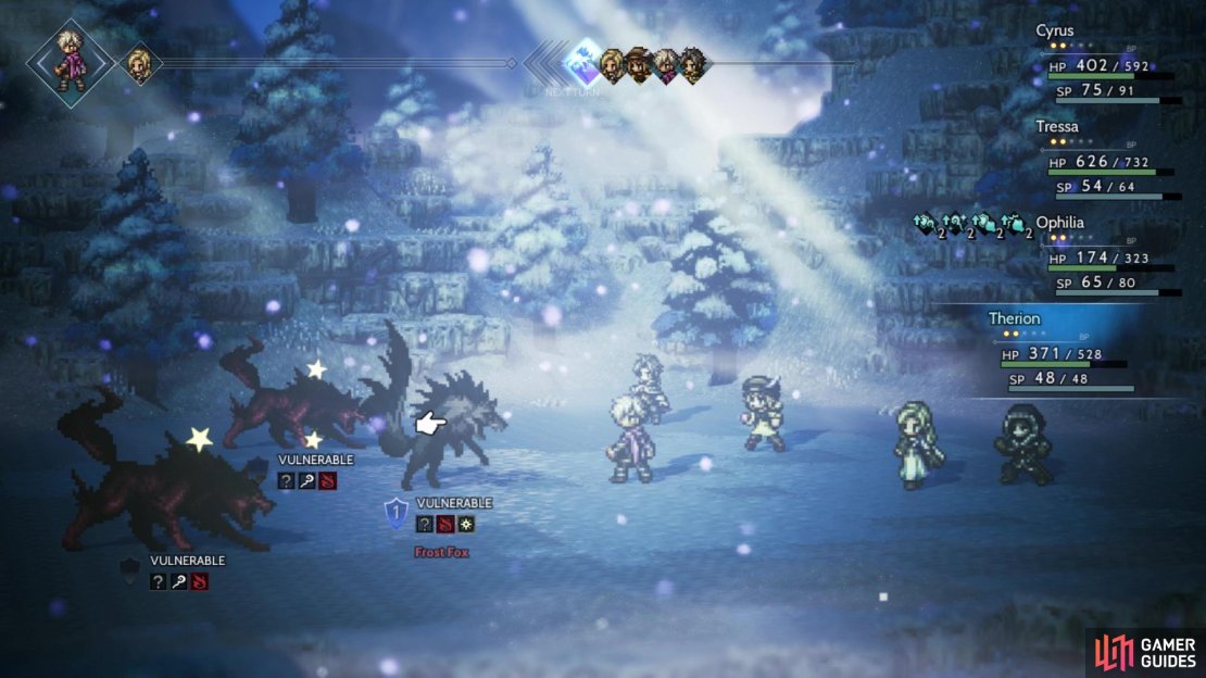 Due to the cold weather, it&rsquo;s natural that enemies in the region have a weakness to fire