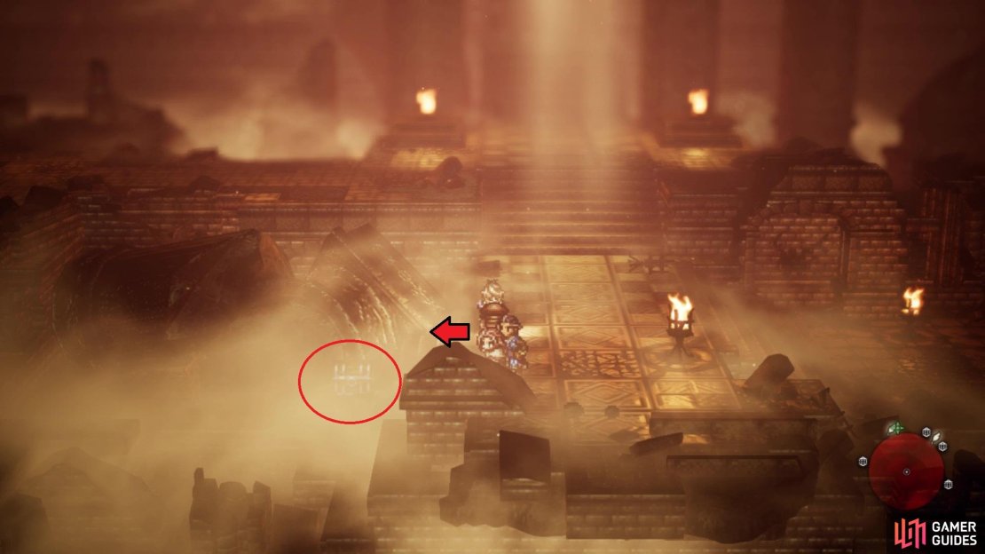 It&rsquo;s a little hard to see, but there is a chest in the fog