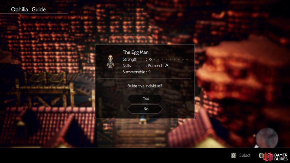 The location of the Egg Man for Kaia&rsquo;s second quest
