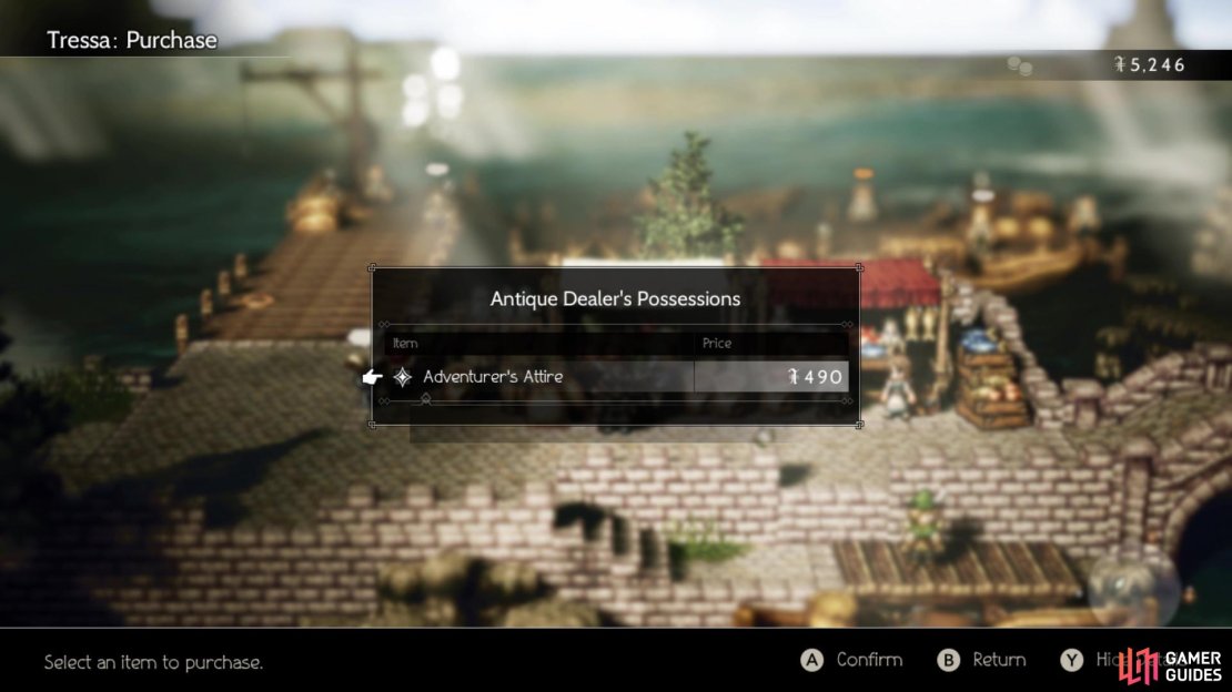 You can buy the Adventurer&rsquo;s Attire from the Antique Dealer for Le Mann