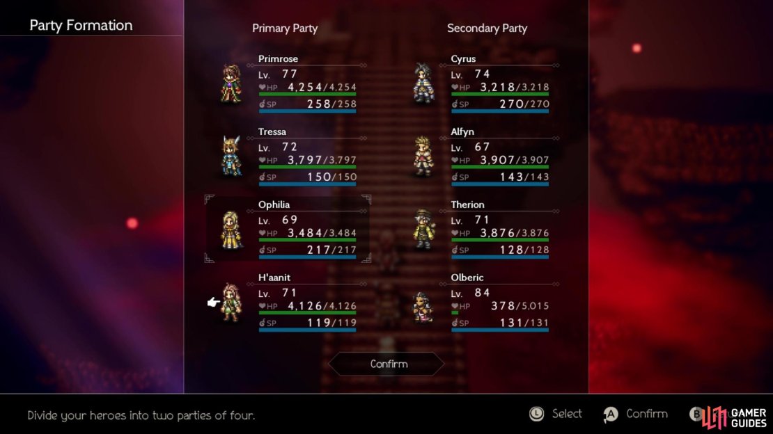 You&rsquo;ll have to form two parties before you fight the superboss&rsquo; first form