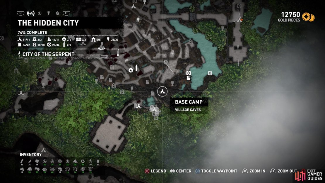 Begin at the Village Caves Base Camp