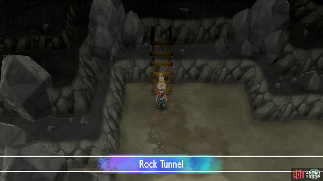 This pitch-dark dungeon is your passageway to Lavender Town.