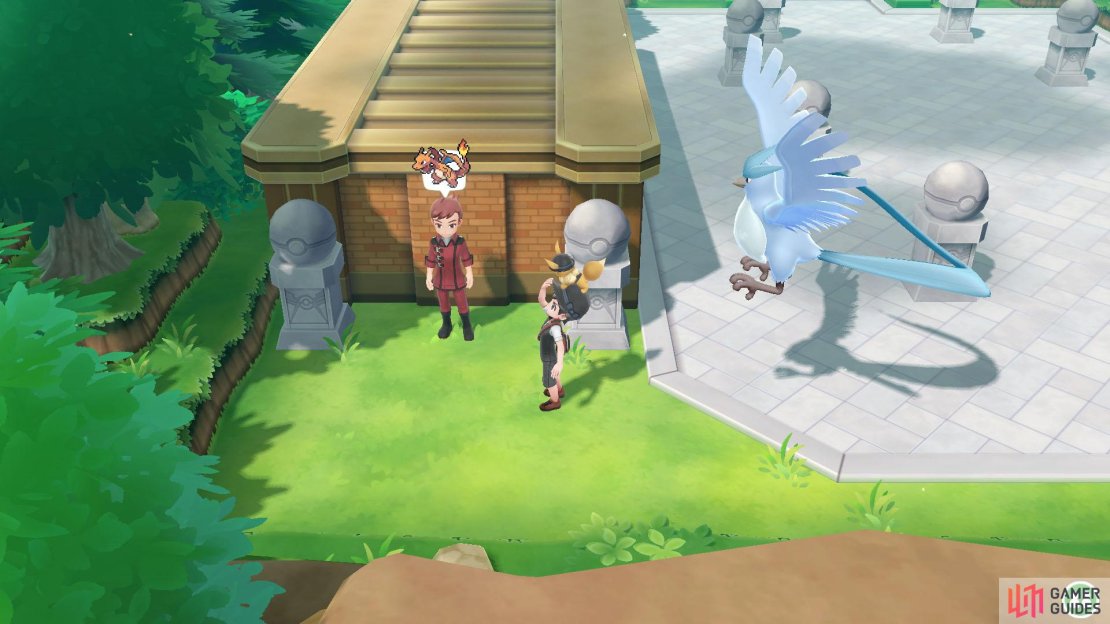006 Charizard - Route 23: South of Indigo Plateau, towards the left.