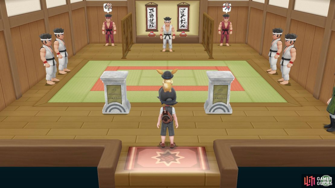 106 Hitmonlee - Saffron City: Fighting Dojo. 