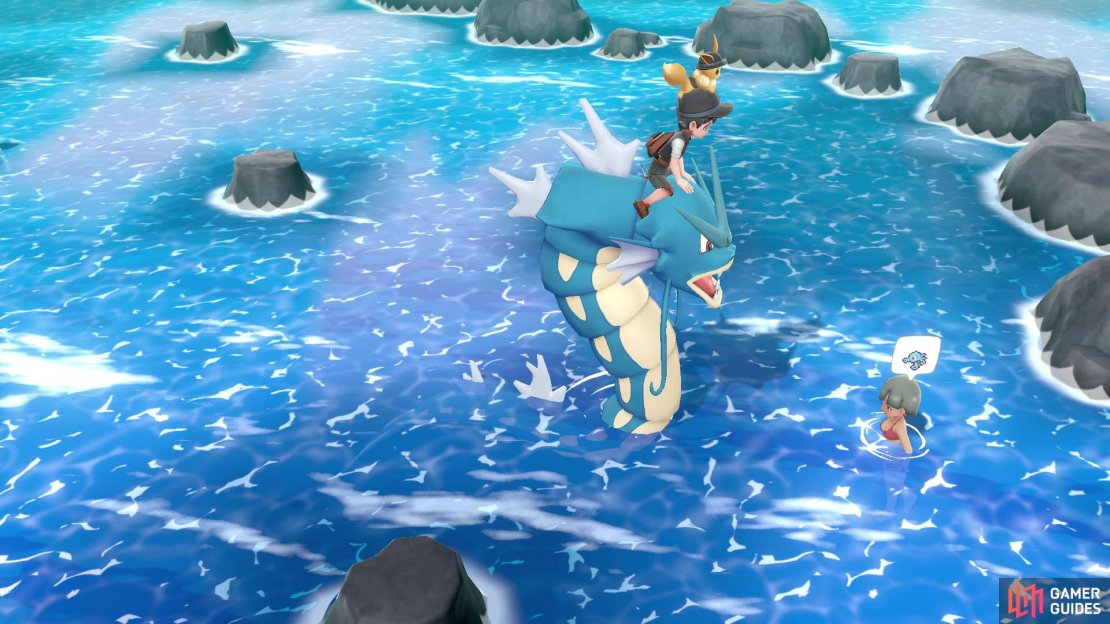 116 Horsea - Route 19: In water, along east side. 