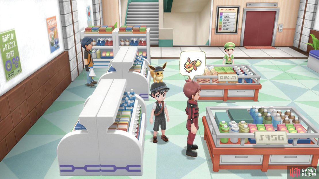 136 Flareon - Celadon City: Department Store Floor 4. 
