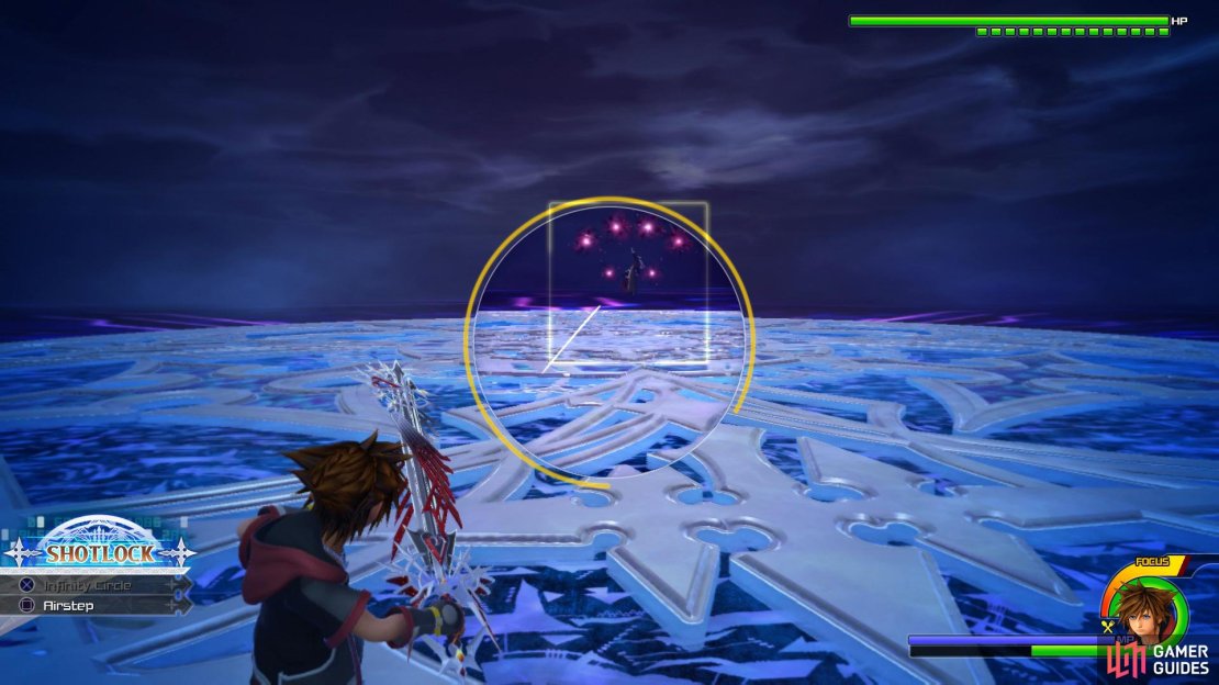 You&rsquo;ll need to make use of Air Step to close the distance to Ansem