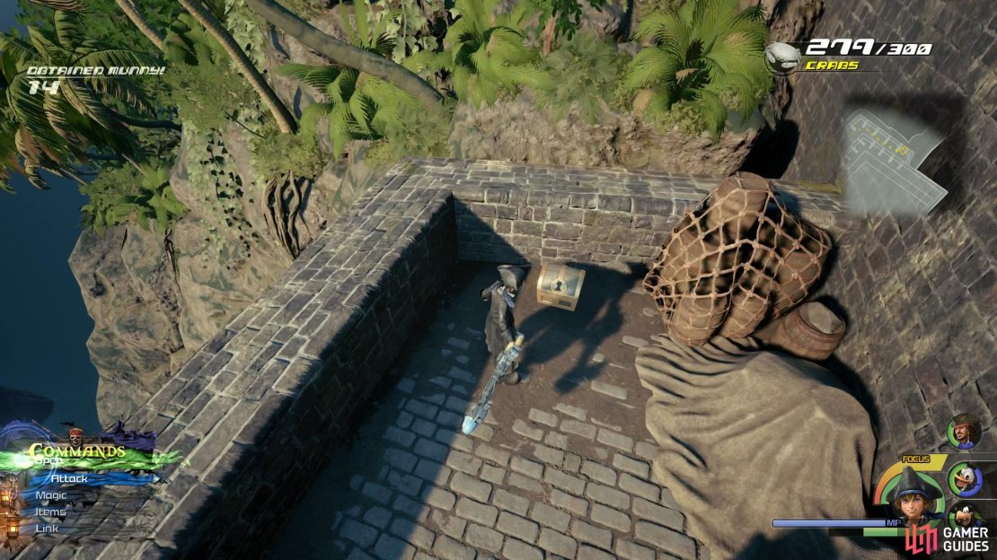 Head into the Fort&rsquo;s courtyard to find this chest.