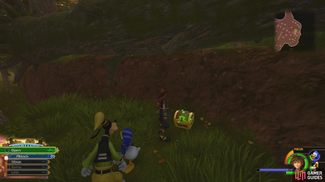You&rsquo;ll find this chest to the east of The Woods.
