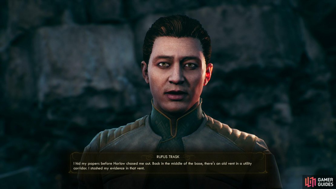 Trask will implicate Harlow of being a Board operative.
