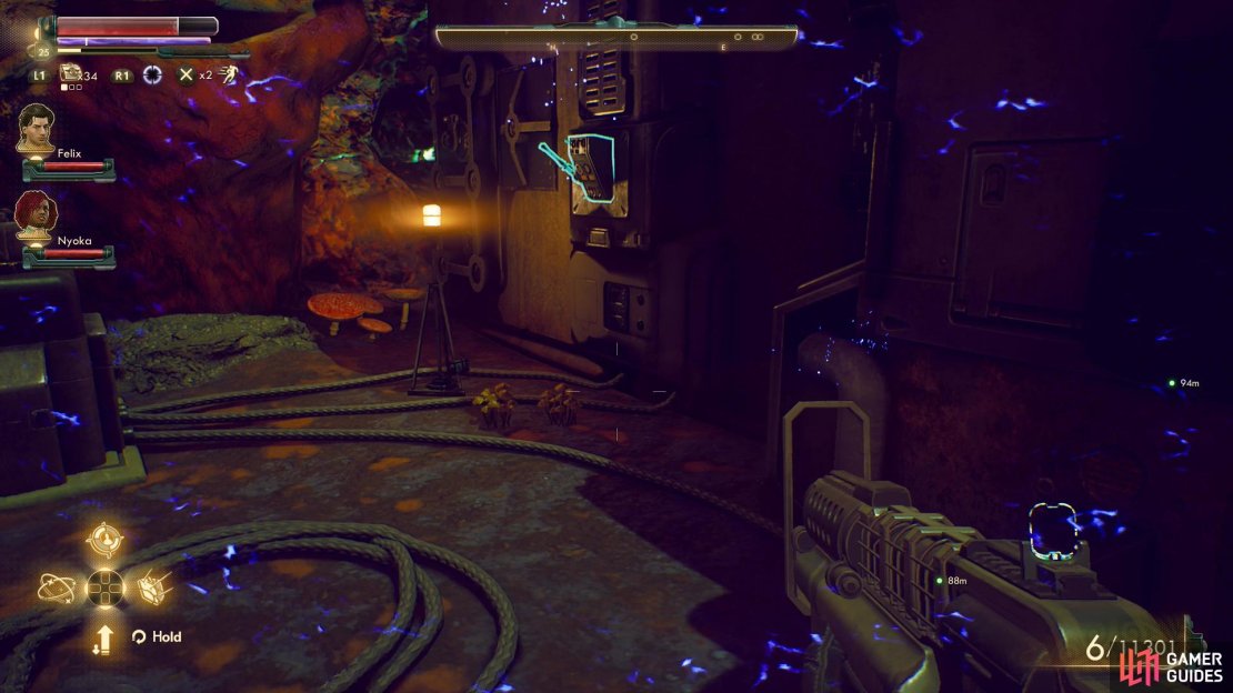 Trying to approach the switch near the bar will treat you to a painful shock.