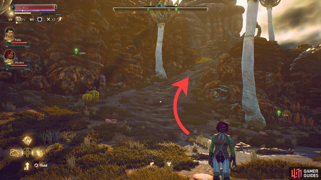 The &ldquo;fun&rdquo; route involves hiking up a mantid-infested slope.