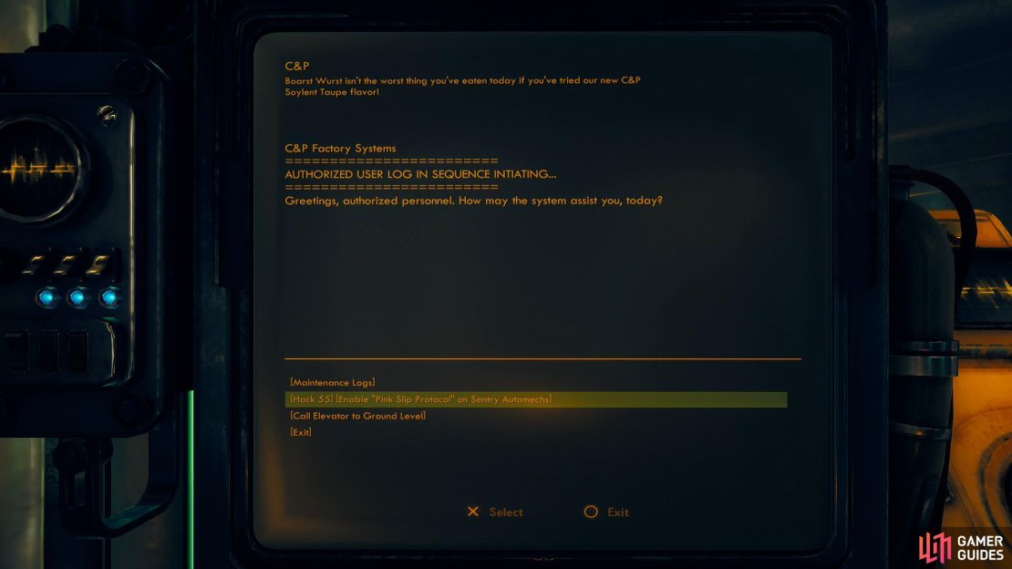 Hack a terminal to initiate the Pink Slip Protocol