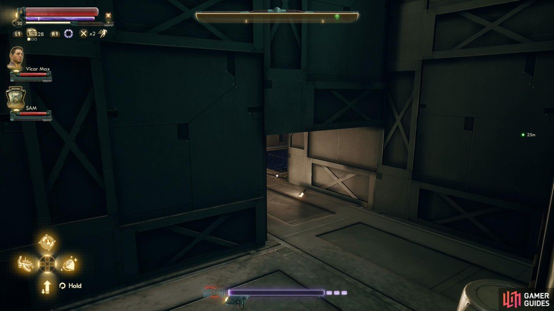You can find a passage leading to a small office adjacent to the cargo room.