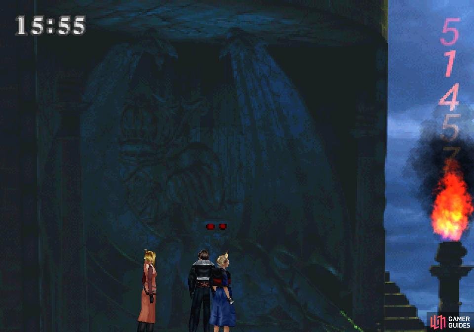 Grab an eye from a gargoyle statue