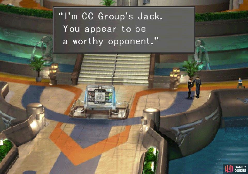 After playing a sufficient number of games around Balamb Garden, you&rsquo;ll be able to challenge the CC Group member Jack