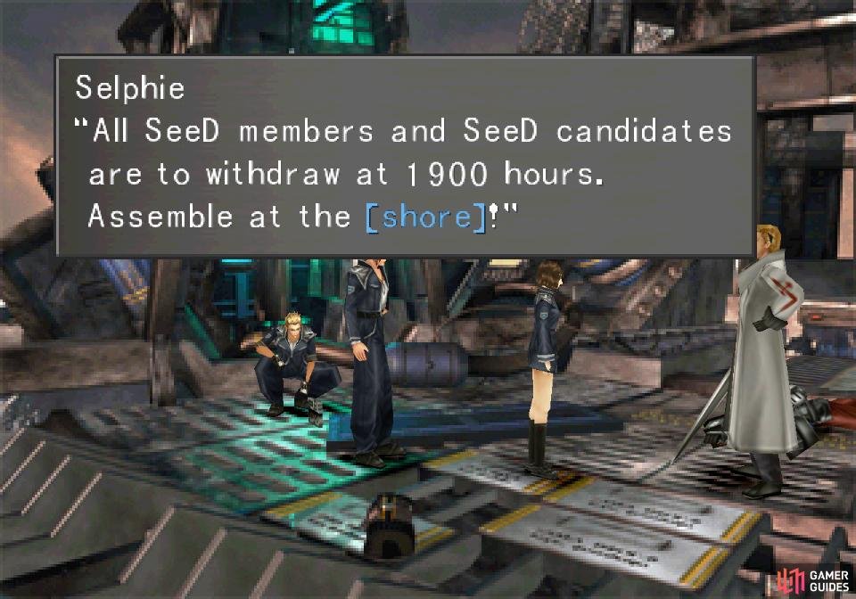After you defeat Elvoret, Sephie will inform everybody of the withdrawl order